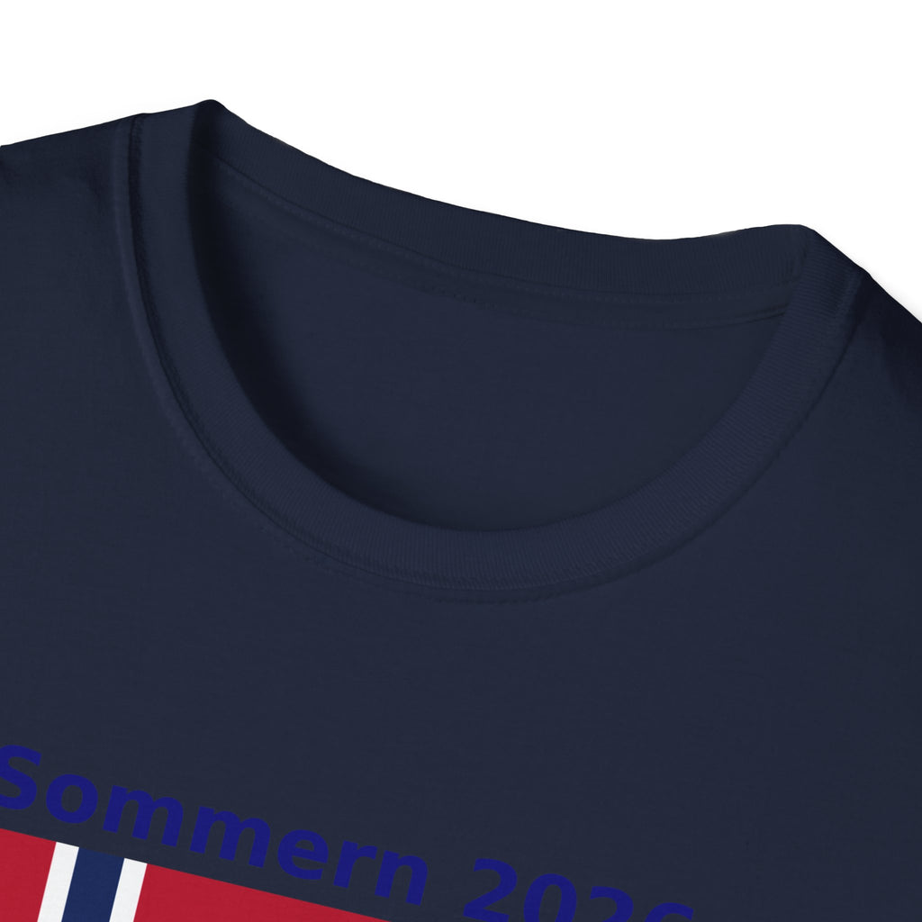 Norway Flag T-Shirt - "Sommern 2026: Fra fjord til finale"