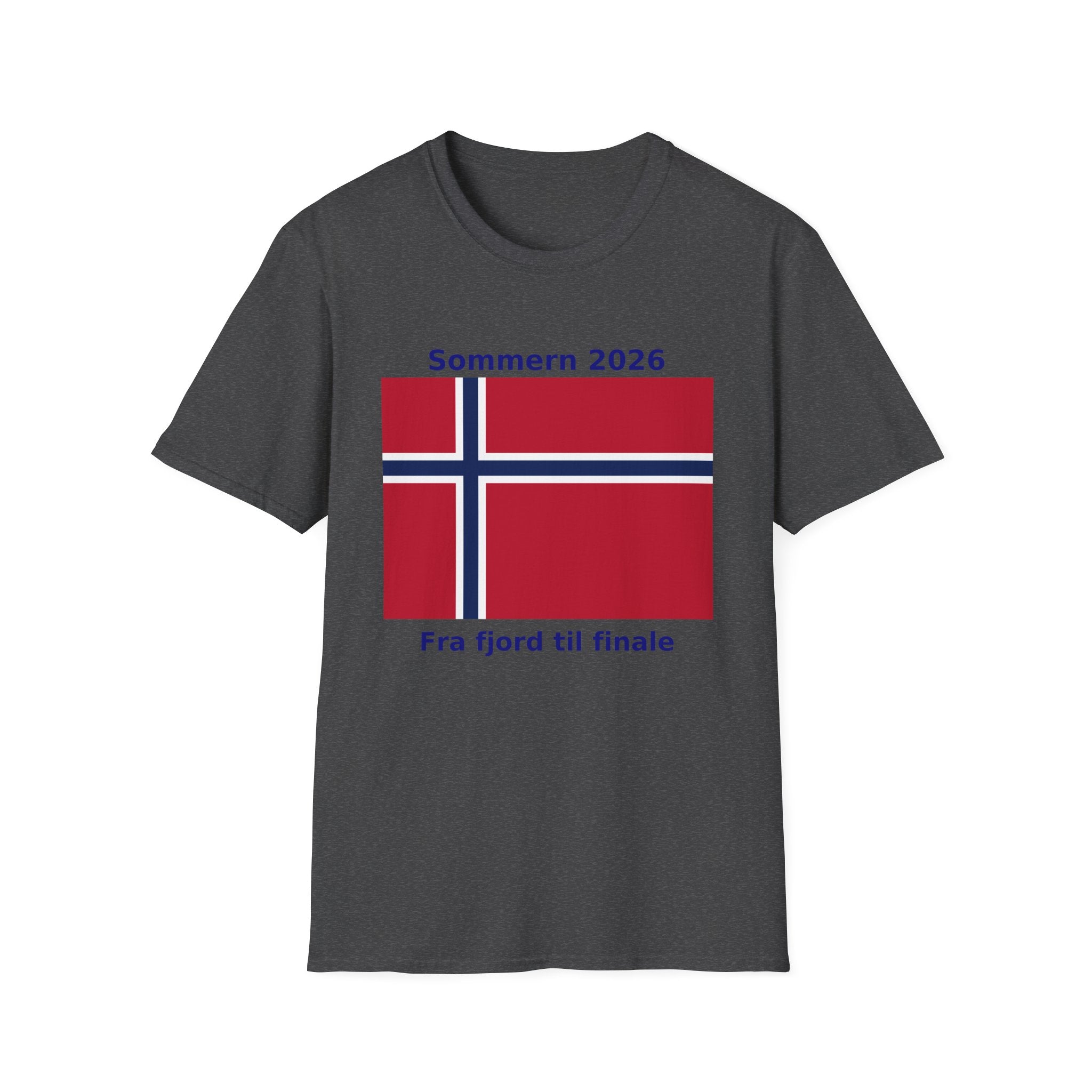 Norway Flag T-Shirt - "Sommern 2026: Fra fjord til finale"
