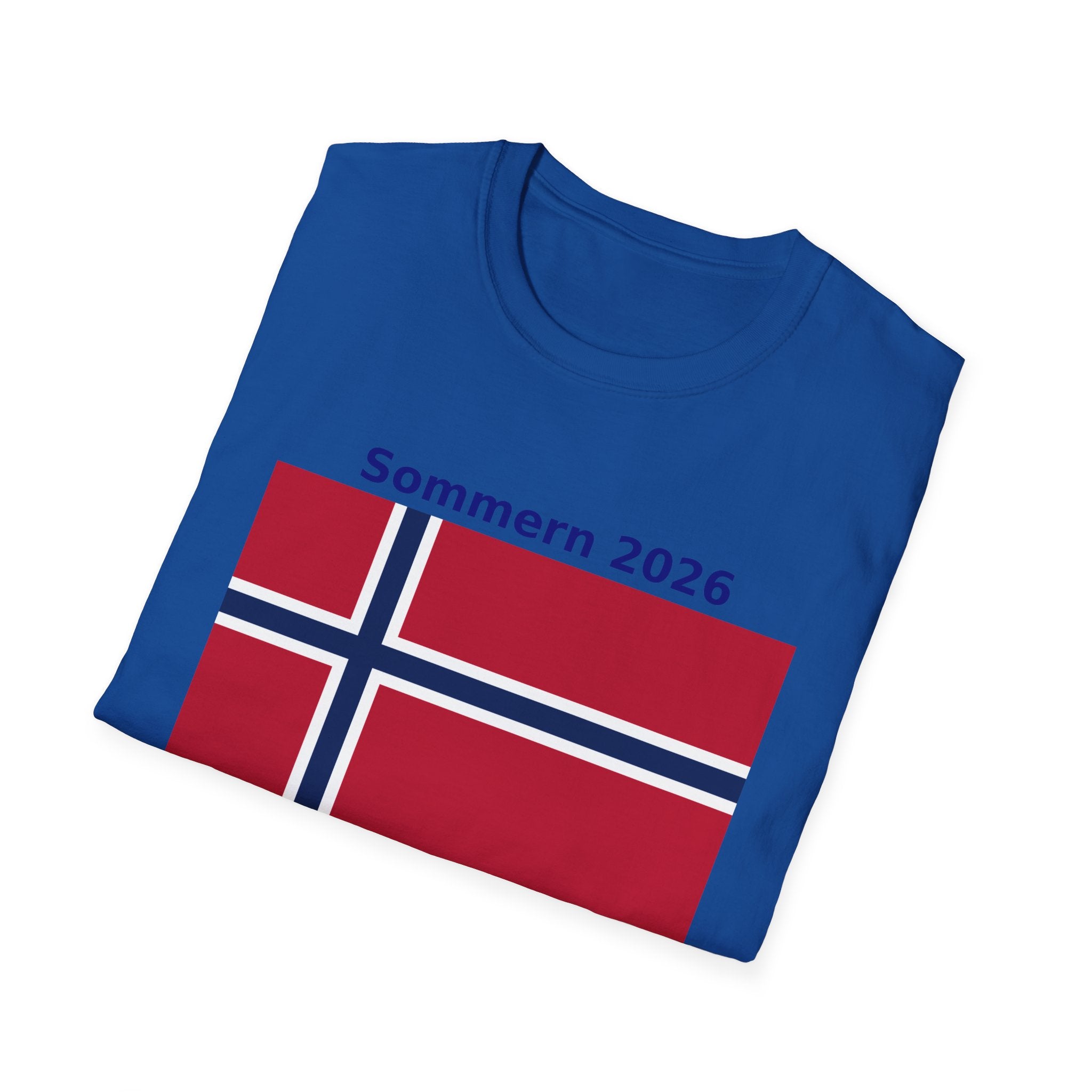 Norway Flag T-Shirt - "Sommern 2026: Fra fjord til finale"