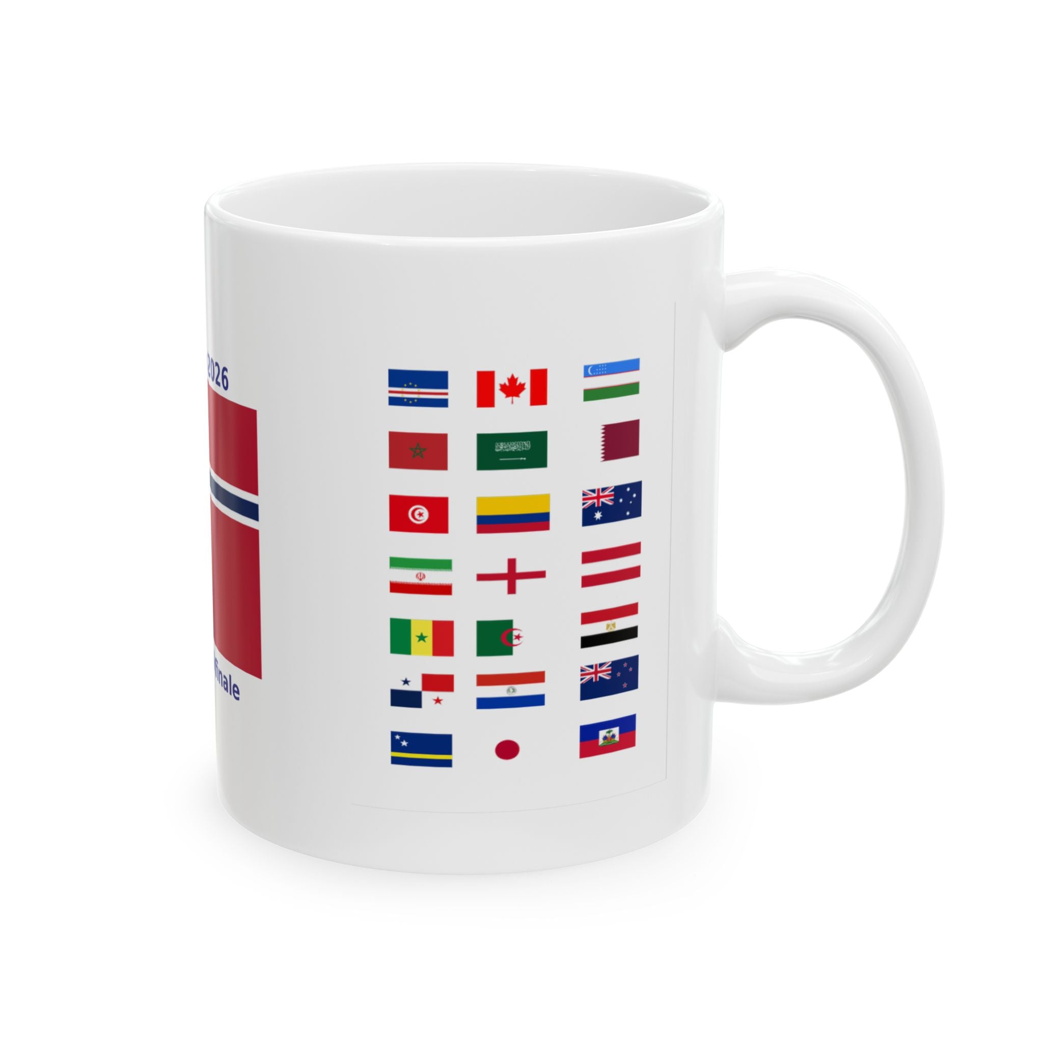 Norway 2026 Flag Coffee Mug – "Sommern 2026" Souvenir Travel Mug