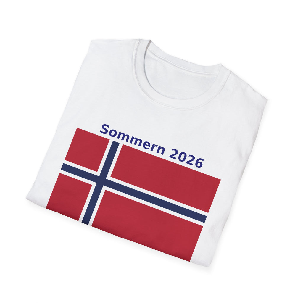Norway Flag T-Shirt - "Sommern 2026: Fra fjord til finale"