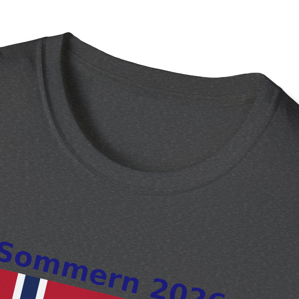 Norway Flag T-Shirt - "Sommern 2026: Fra fjord til finale"