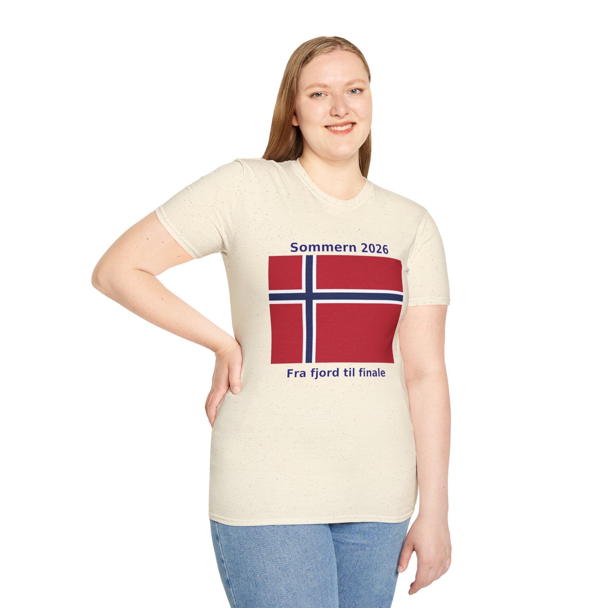 Norway Flag T-Shirt - "Sommern 2026: Fra fjord til finale"