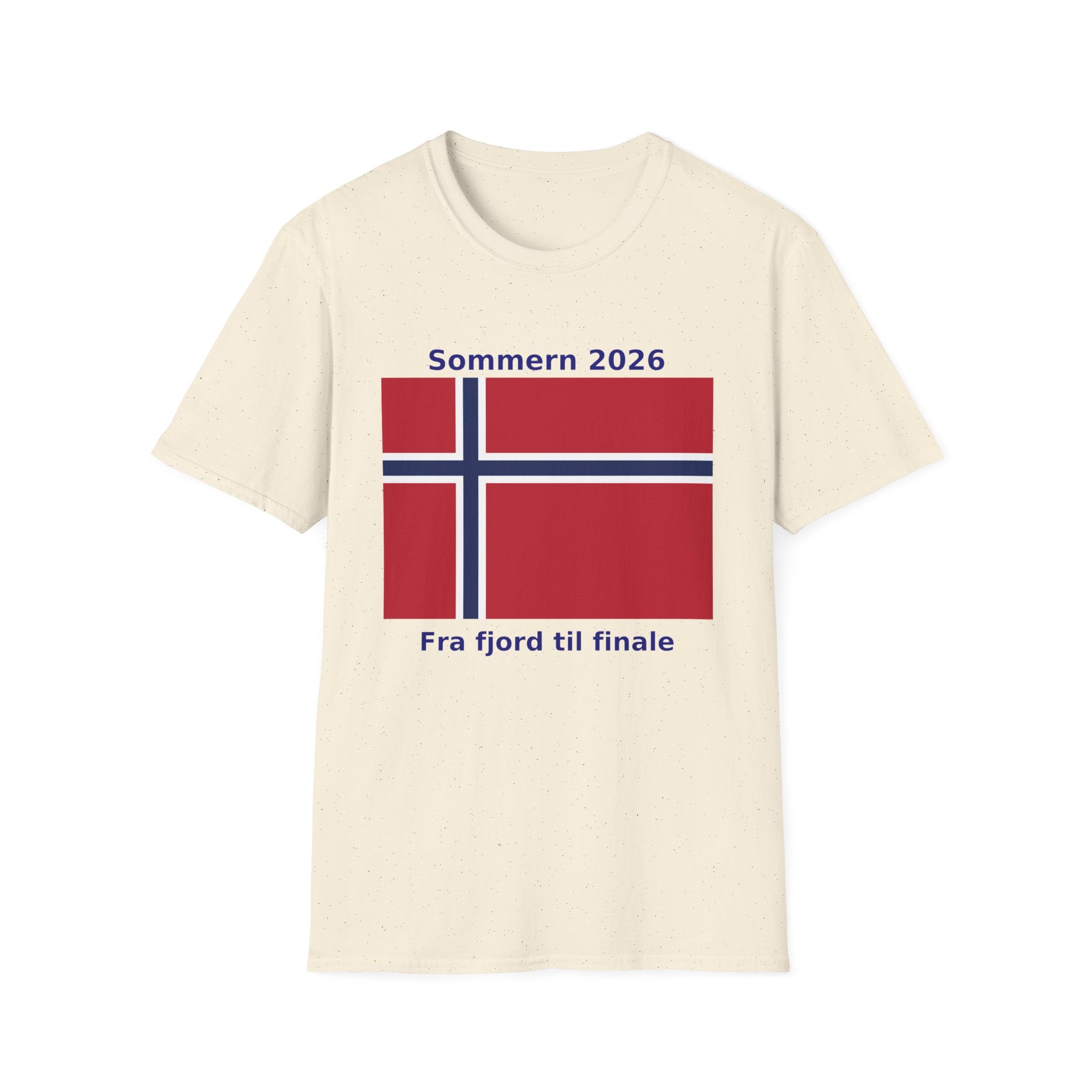 Norway Flag T-Shirt - "Sommern 2026: Fra fjord til finale"